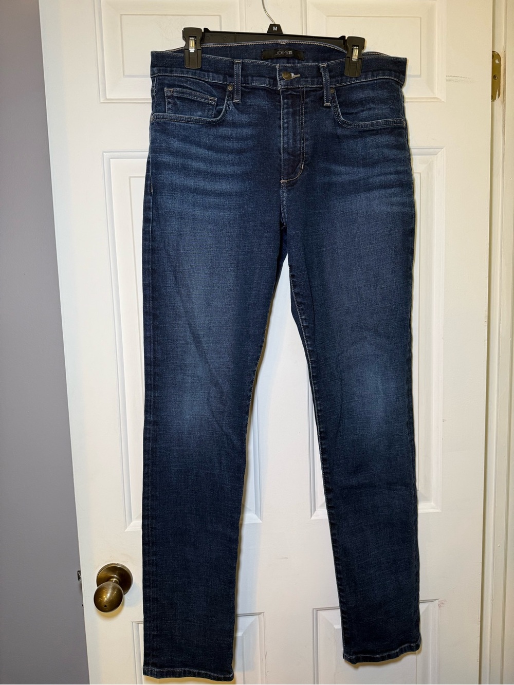 JOE'S Jeans Men’s ‘Abba’ Slim Fit Dark Wash Blue Denim Mid Rise 5-Pocket Cotton